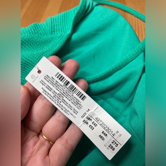 🏷️ NWT Accessorize London One Piece Swimsuit - Picture 5 of 8